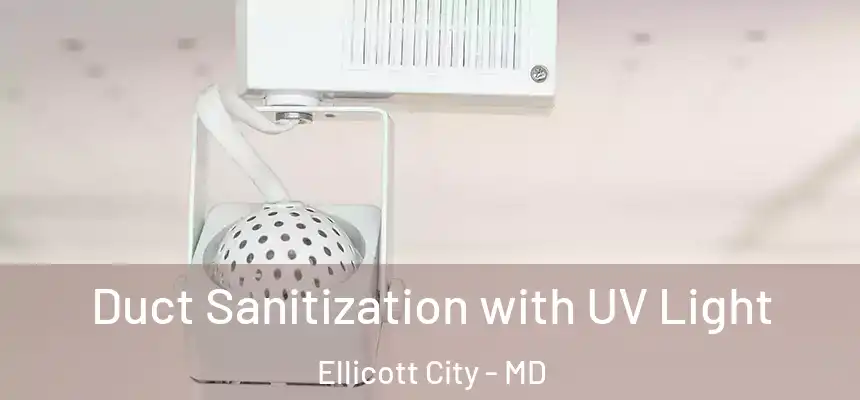 Duct Sanitization with UV Light Ellicott City - MD